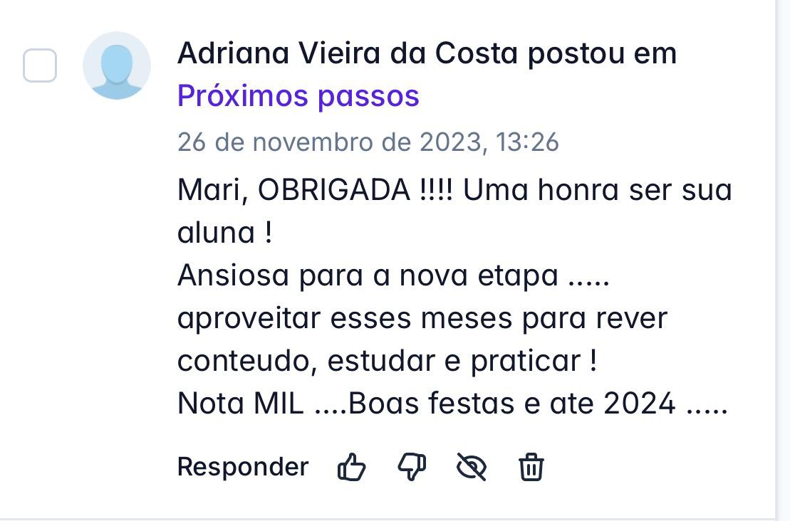 Depoimento de aluno 4